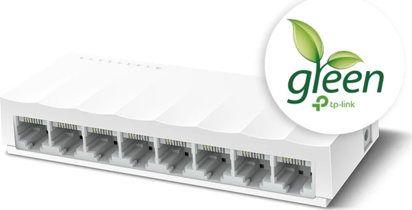 TP-LINK LS1008. 8-Port 10/100Mbps Masaüstü Switch - 3