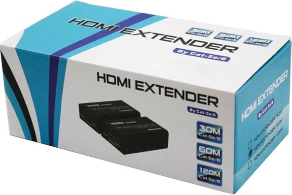 Powermaster HDMI To Cat5-Cat6 Extender 60 m Uzatıcı PM-18232 - 2