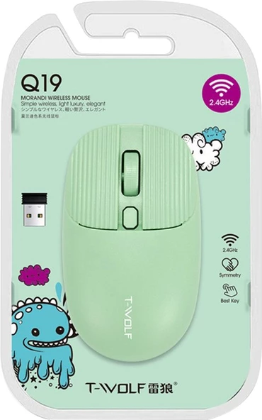 T-Wolf Q19 1000 Dpı 2.4 Ghz Kablosuz Mouse - 2