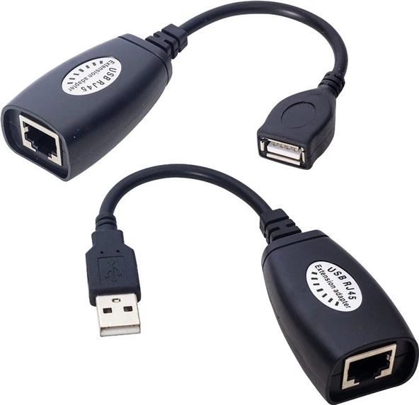 Powermaster PM-13083 USB Rj 45 50 Metre Uzatma Kablosu Extrender