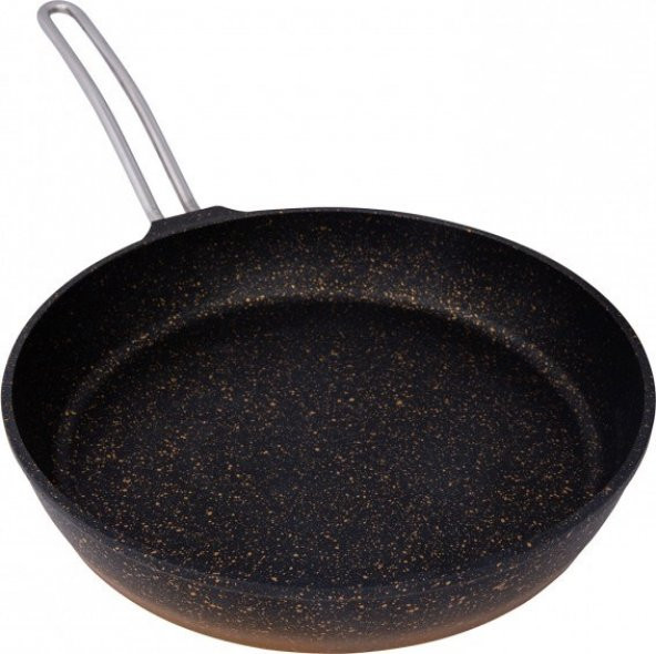 Emsan Kuvars 28 cm Tava - Siyah Gold - Resim 3