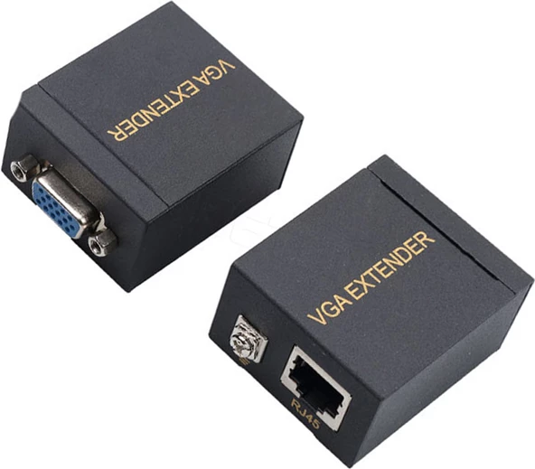 Powermaster PM-17297 VGA To Cat5/cat6 60 Metre VGA Extender Uzatıcı