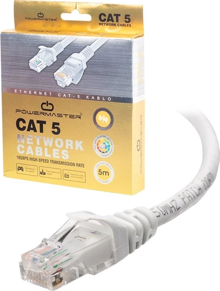 Powermaster Cat5 5 mt Kutulu Kablo