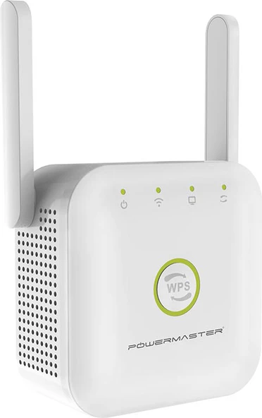 Powermaster PW-WR22 300 Mbps 2 Anten USB Wıfı Repeater+Access Poınt