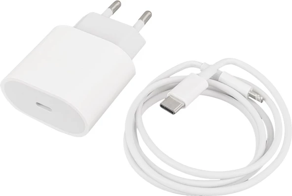 WK-21443 Pd-C 20 Watt Type-C Şarj Başlık Adaptörü + Type-C To Lıghtnıng Kablo (No:9) (2818) - 4
