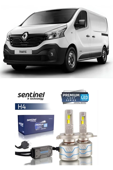 RENAULT TRAFİC 2015-2022 ARACA ÖZEL H4 LED XENON SENTİNEL PREMİUM 15BİN LÜMEN