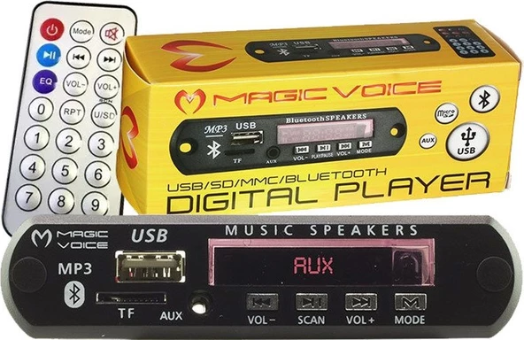 Magicvoice Usb-Sd-Mmc-Bluetooth Digital Player 12840