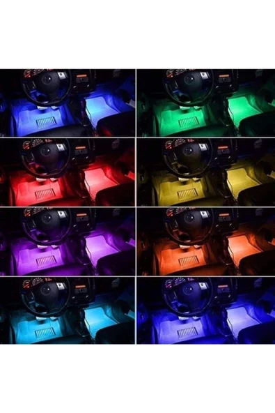 Ayak Altı Led Sese Duyarlı Kumandalı - 2