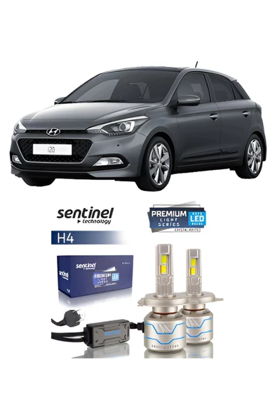 HYUNDAİ İ20 JUMP 2014-2020 ARACA ÖZEL H4 LED XENON SENTİNEL PREMİUM 15BİN LÜMEN