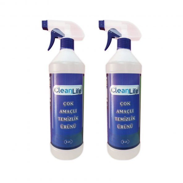 CLEAN LİFE ÇOK AMAÇLI TEMİZLİK ÜRÜNÜ 1 LT x 2 ADET