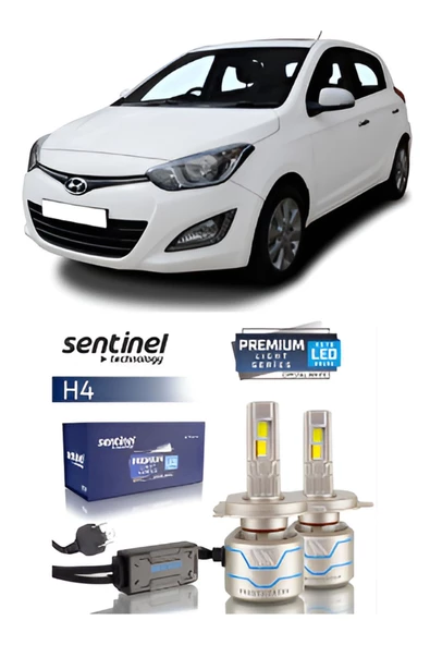 HYUNDAİ İ20 FAZ 1 2009-2014 ARACA ÖZEL H4 LED XENON SENTİNEL PREMİUM 15BİN LÜMEN