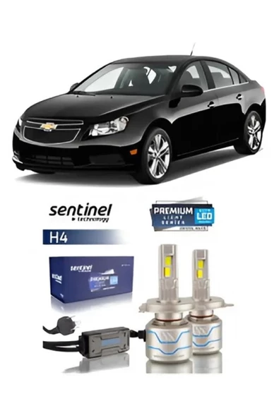 CHEVROLET CRUZE 2008- ARACA ÖZEL H4 LED XENON SENTİNEL PREMİUM 15BİN LÜMEN