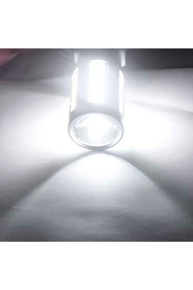 MERCEKLİ GERİ VİTES-SİNYAL-STOP AMPULÜ 33 LEDLİ 93 TİP TEK DUY P21W BA15S 1156 BEYAZ RENK -2 ADET- - 4