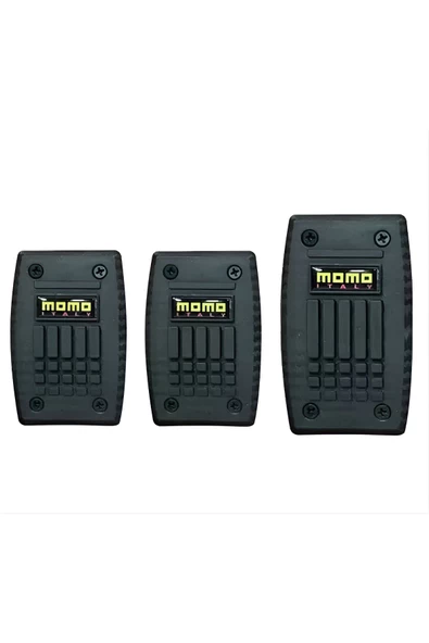 MOMO PEDAL SETİ PEDAL KORUYUCU SET SİYAH RENK GAZ-FREN-DEBRİYAJ - 3