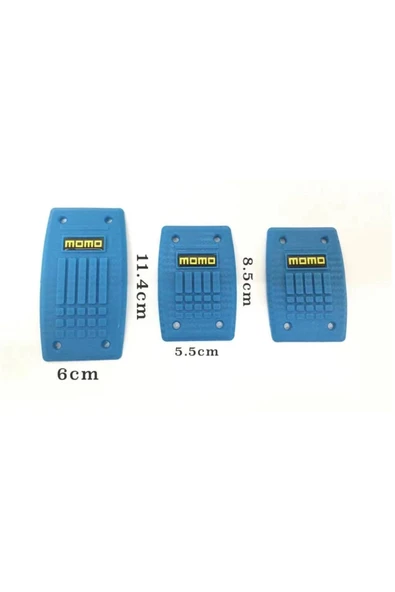 MOMO PEDAL SETİ PEDAL KORUYUCU SET SİYAH RENK GAZ-FREN-DEBRİYAJ - 4