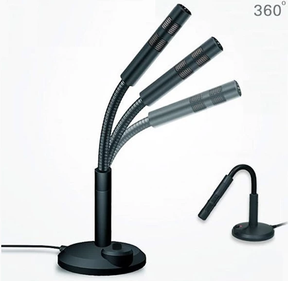 POWERMASTER M-309 MASAÜSTÜ USB BİLGİSAYAR MİKROFONU - 2