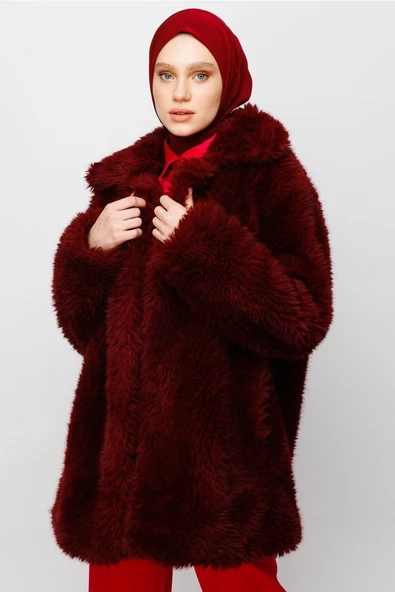 Bordo Hazır Şal - 5
