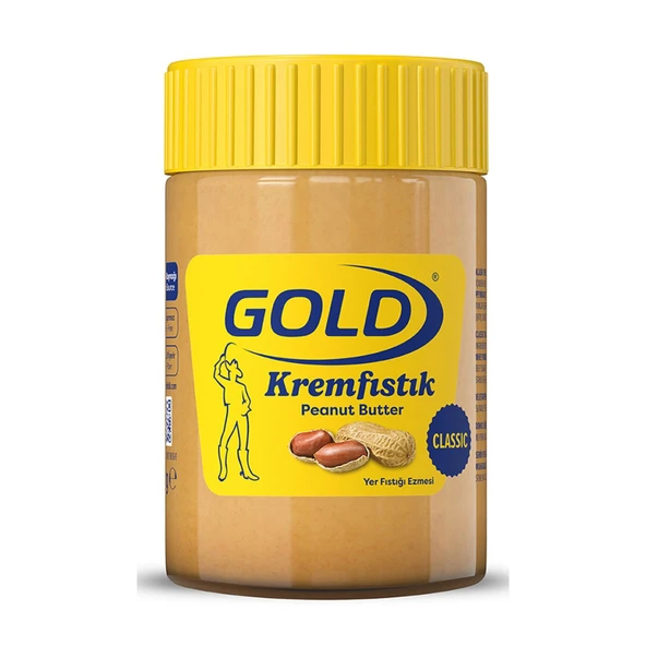 Gold Fıstık Ezmesi 340 gr 3 lü Karma Paket / Classic - Şekersiz - %100 - 2
