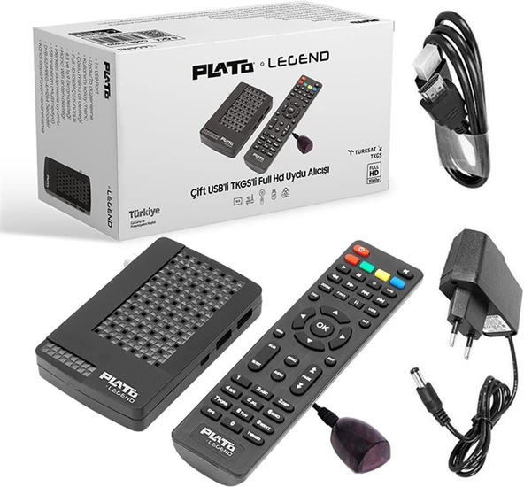 Plato Legend Çift Usbli Tkgsli Mini Hd Uydu Alıcısı - 3