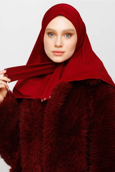 Bordo Hazır Şal - 2