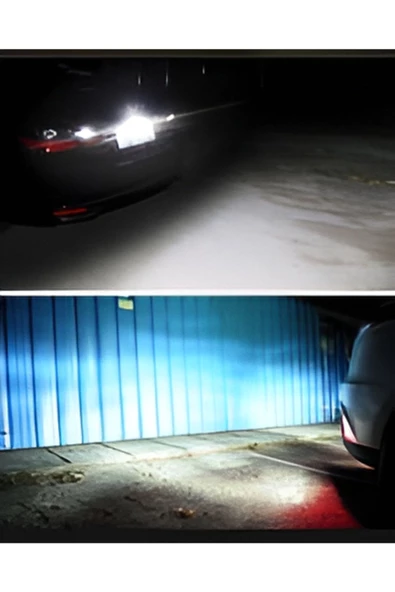 MERCEKLİ GERİ VİTES-SİNYAL-STOP AMPULÜ 33 LEDLİ 93 TİP TEK DUY P21W BA15S 1156 BEYAZ RENK -2 ADET- - 2