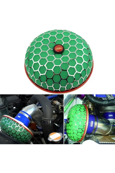 HKS YÜKSEK PERFORMANS ARTTIRICI AÇIK HAVA FİLTRESİ UNİVERSAL MANTAR FİLTRE GÜÇ ARTTIRICI FİLTRE 76MM - 5