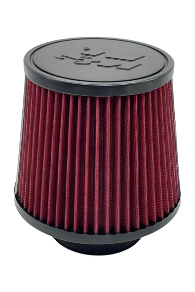 K&N YÜKSEK PERFORMANS ARTTIRICI AÇIK HAVA FİLTRESİ UNİVERSAL KIRMIZI GÜÇ ARTIRICI FİLTRE 76MM - 5