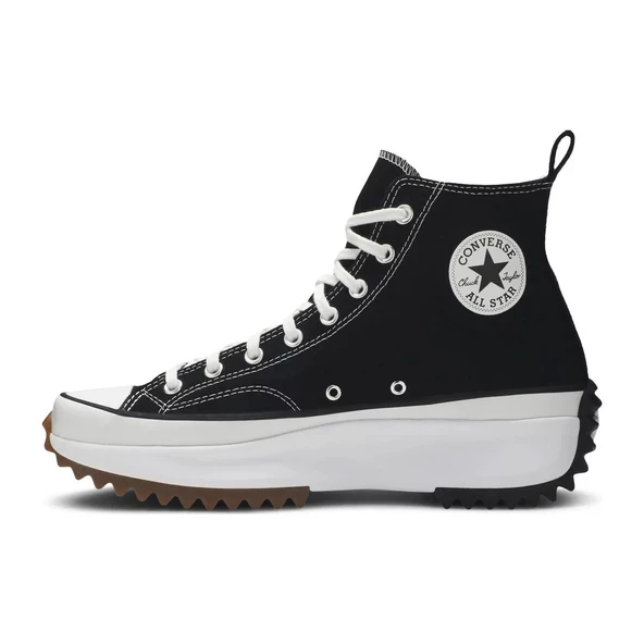 Converse Run Star Hike Hi Black White Gum - Resim 2