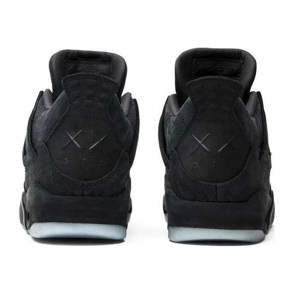 Air Jordan 4 Retro x Kaws Black - Resim 4