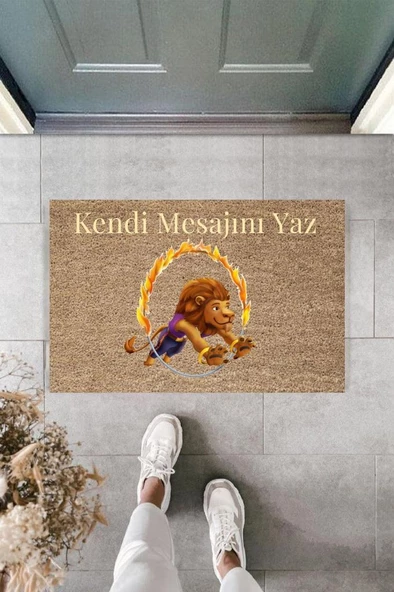 Dijital Baskı Kişiye Özel İç Kapı Dekorasyon Paspas  PS11247