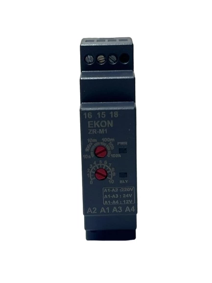 EKON 98503 ZR-M1 ZAMAN RÖLESİ 1-100SN ÇOK ZAMANLI