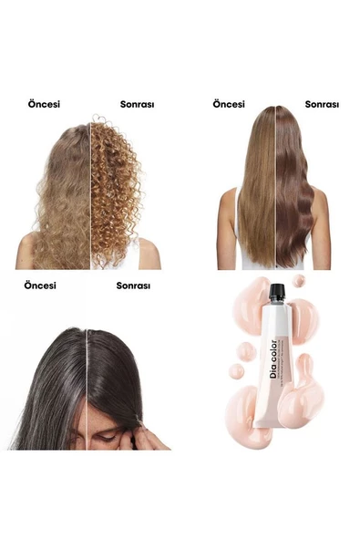 Dia Color Amonyaksız Parlak Saç Boyası 60ml 8 - Açık Kumral - Resim 4