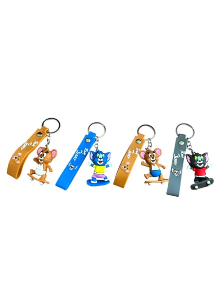 Tom Ve Jerry Anahtarlık 4 Adet Mega Set - 2