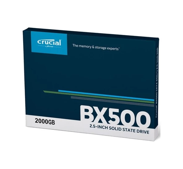 Crucial 2 TB BX500  2.5" Sata 3.0 SSD CT2000BX500SSD1 - 2
