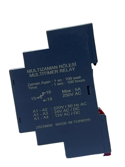 EKON 98503 ZR-M1 ZAMAN RÖLESİ 1-100SN ÇOK ZAMANLI - 2