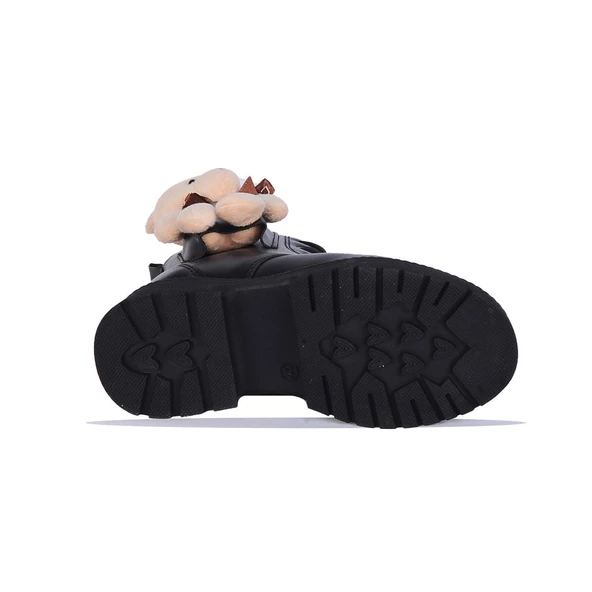 Twingo 2150 Siyah Nova Ayıcıklı Kız Çocuk Kürklü Bot - Resim 3