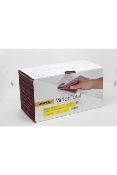 MİRKA  Mirlon Total 115x230 Mm Vf 360 Kırmızı Keçe 25 Adet