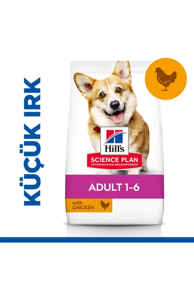 Hill's SCIENCE PLAN Tavuklu Küçük ve Mini Irk Yetişkin Köpek Maması 1,5 Kg - 3