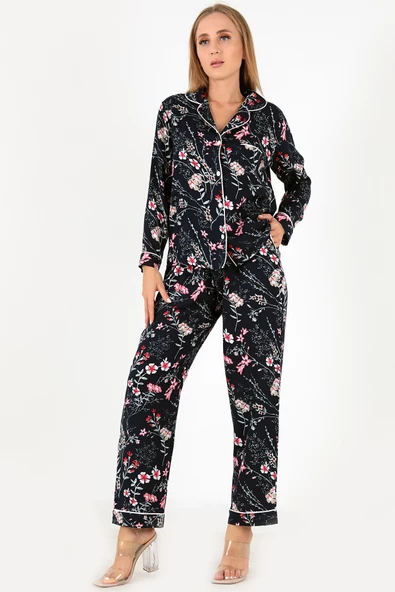 DoReMi Flower Garden Uzun Kollu Kadın Pijama Takım - 2