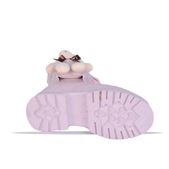 Twingo 2150 Pudra Ayıcıklı Kız Çocuk Kürklü Bot - Resim 3