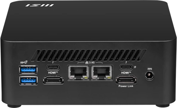 MSI CUBI NUC 1M-003EU CORE 3 100U 8GB DDR5 512GBB SSD W11PRO SIYAH MINI DT PC - 6