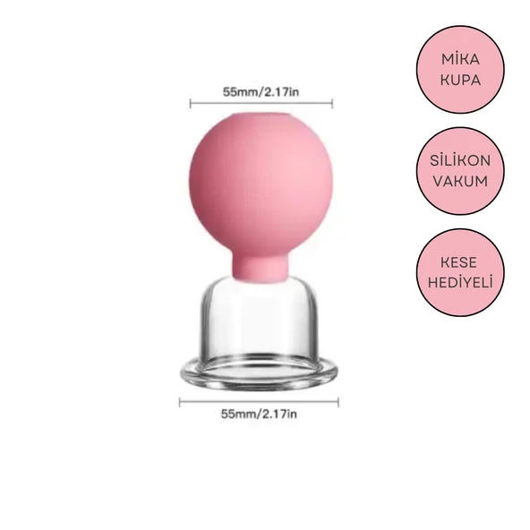 Mika Silikon Vakumlu Boyun Bölgesi Kullanım İçin Masaj Kupası No:4  Renk ürün görseli