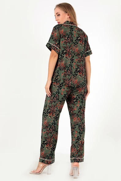 DoReMi Desenli Kısa Kollu Kadın Pijama Takım - 3
