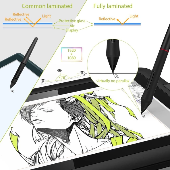 XP Pen Artist 12 Pro 11.6" IPS Grafik Tablet ve Stand (XP-PENART12PRO) - 3