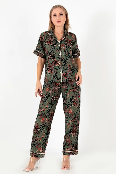 DoReMi Desenli Kısa Kollu Kadın Pijama Takım - 2