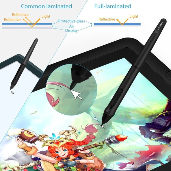 XP PEN Artist 15.6'' PRO LED IPS 1920x1080 Grafik Tablet - 4