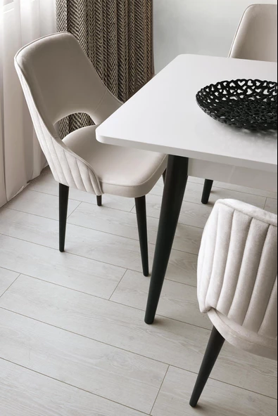 Çakıl MDF Yemek Masa Sandalye Takımı 90x145cm - 5