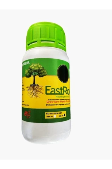 4000 Ppm Kullanıma Hazır Kök Hormonu East Root® Iba Çözelti 250 ml ( Kalem / Çelik ) Köklendirme