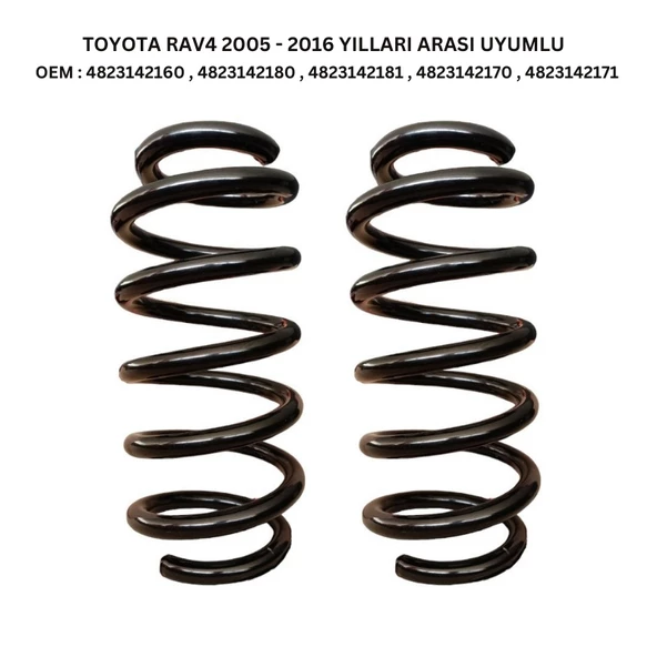 Standart Yay ST133067R - 2005-2016 Toyota RAV4 Arka Helezon Yay Takımı (2 Adet) - Resim 2