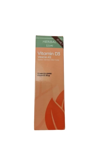 D3 + K2 Içeren Takviye Edici Vitamin 20 Ml Damlalıklı Cam Şişe - 4
